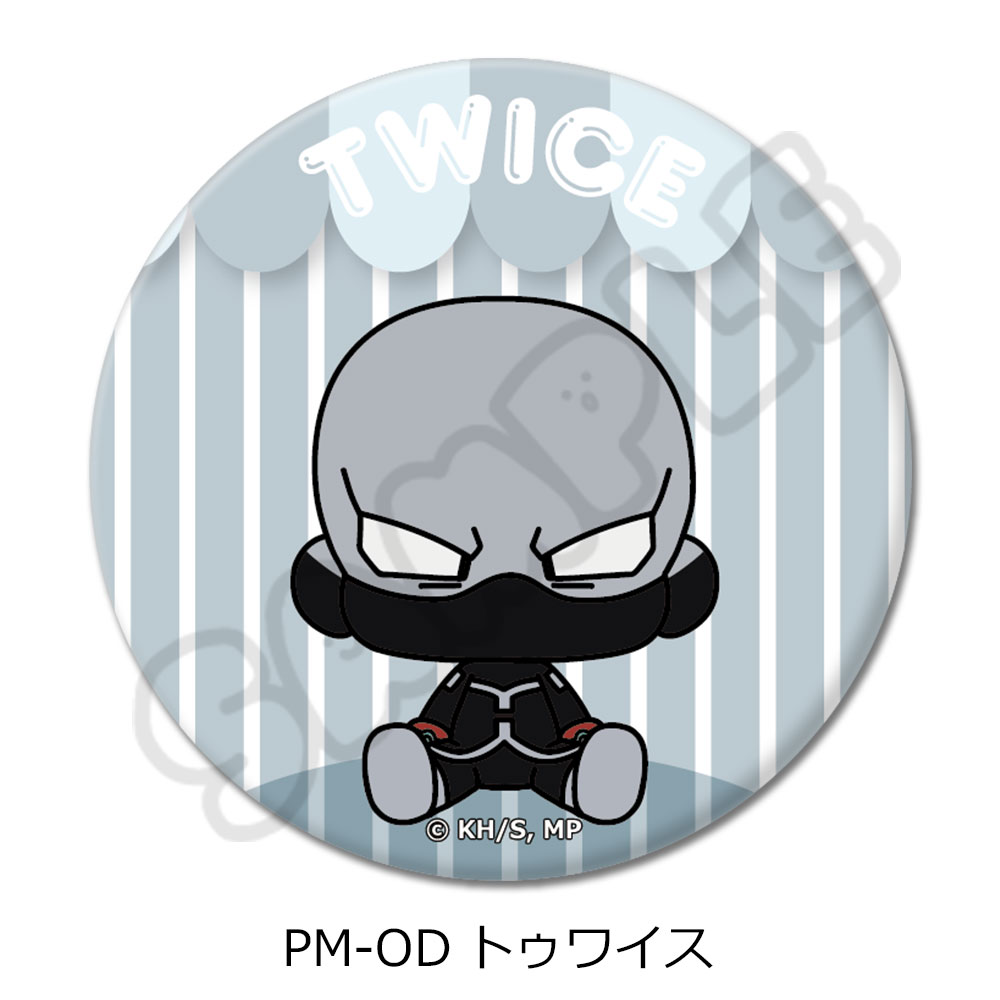 アニメ『僕のヒーローアカデミア』POTEmocho 第7弾 丸形缶バッジ(57mm) PM-OD(トゥワイス) - AniSmile