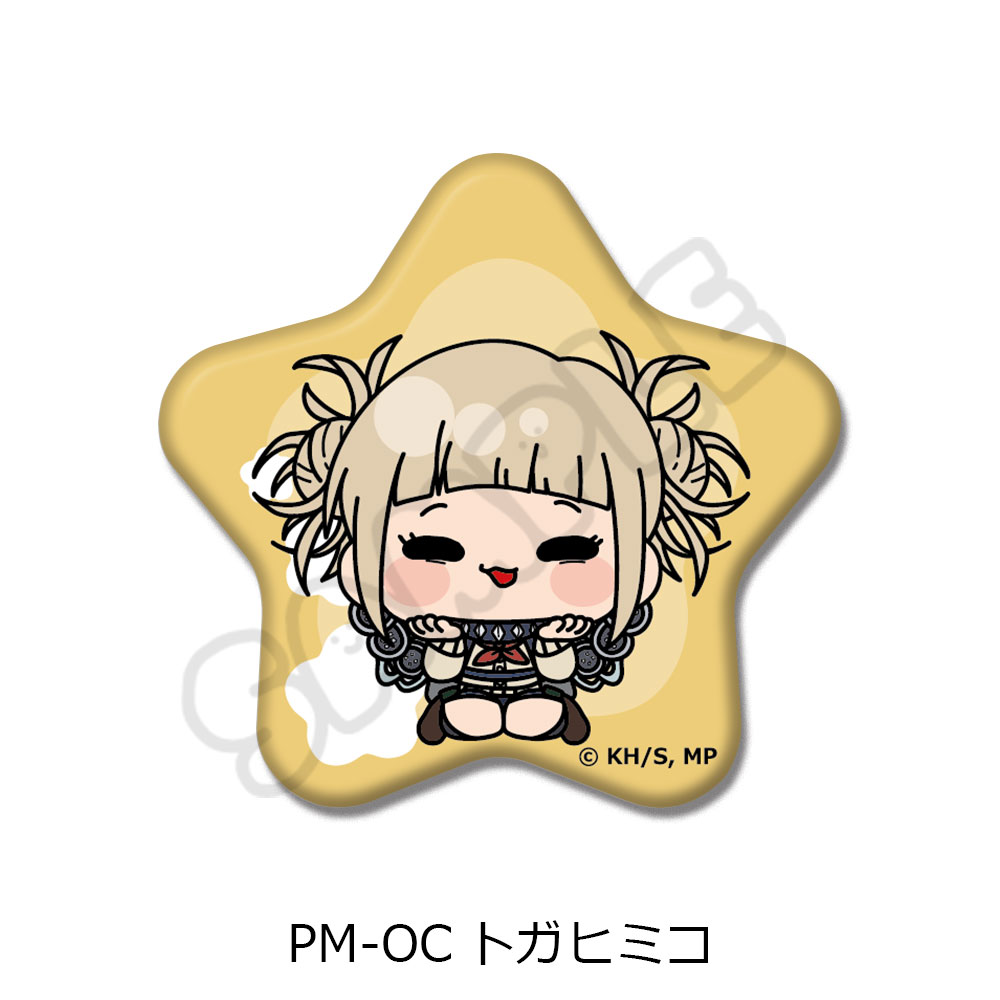 アニメ『僕のヒーローアカデミア』POTEmocho 第7弾 星型缶バッジ PM-OC(トガヒミコ) - official product image | AniSmile
