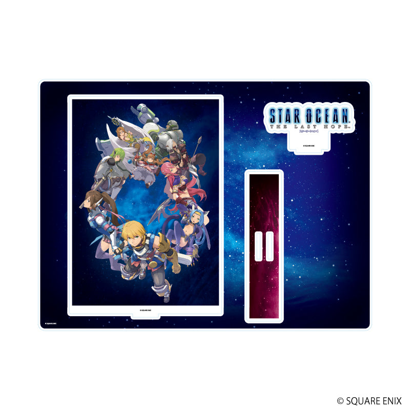 アクリルジオラマ「スターオーシャンシリーズ」03/STAR OCEAN -THE LAST HOPE-(公式イラスト) - 公式商品画像 | AniSmile