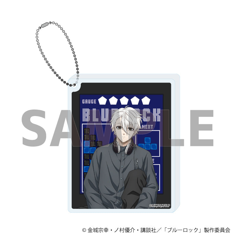 アクリルブロックキーホルダー「TVアニメ『ブルーロック』」03/凪 誠士郎 ゲーム実況ver.(描き下ろしイラスト) - AniSmile