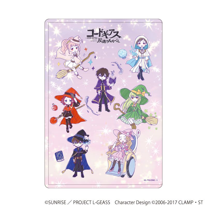 キャラクリアケース「コードギアス 反逆のルルーシュ」07/集合画 魔法使いVer.(グラフアートイラスト) - official product image | AniSmile