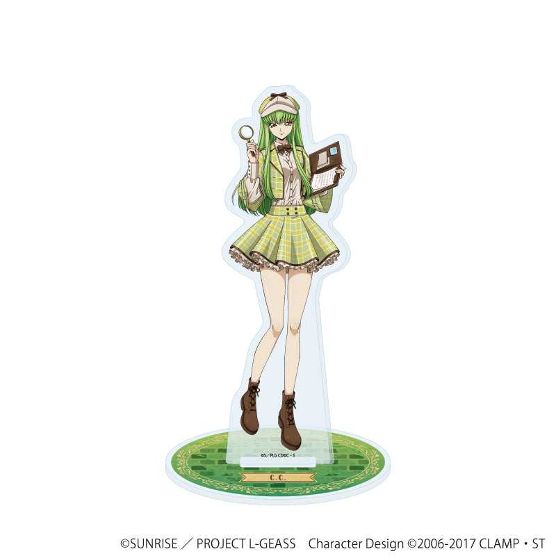 アクリルスタンド「コードギアス 反逆のルルーシュ」03/C.C. 探偵Ver.(描き下ろしイラスト) - AniSmile