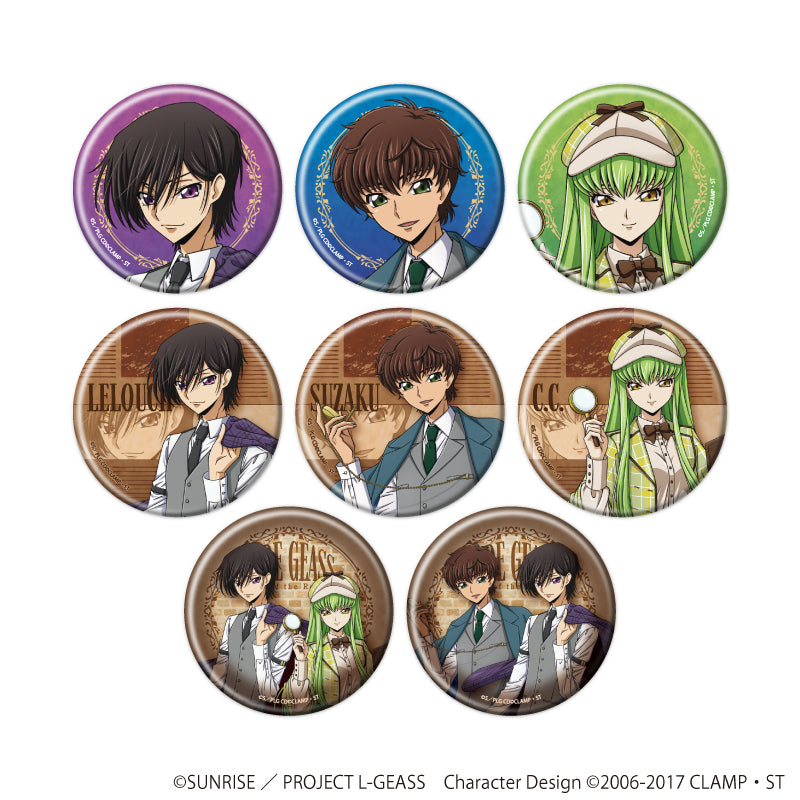 缶バッジ「コードギアス 反逆のルルーシュ」07/トレーディング(全8種)(描き下ろしイラスト) - official product image | AniSmile