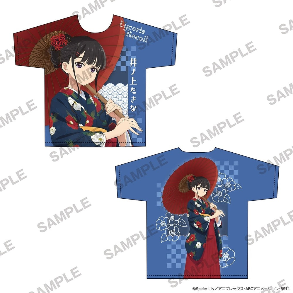 TVアニメ「リコリス・リコイル」フルグラフィックTシャツ 和モダンVer. 井ノ上たきな - AniSmile