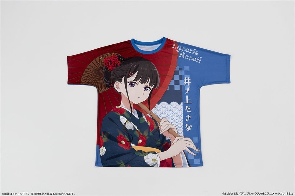 TVアニメ「リコリス・リコイル」フルグラフィックTシャツ 和モダンVer. 井ノ上たきな Image 2 | AniSmile