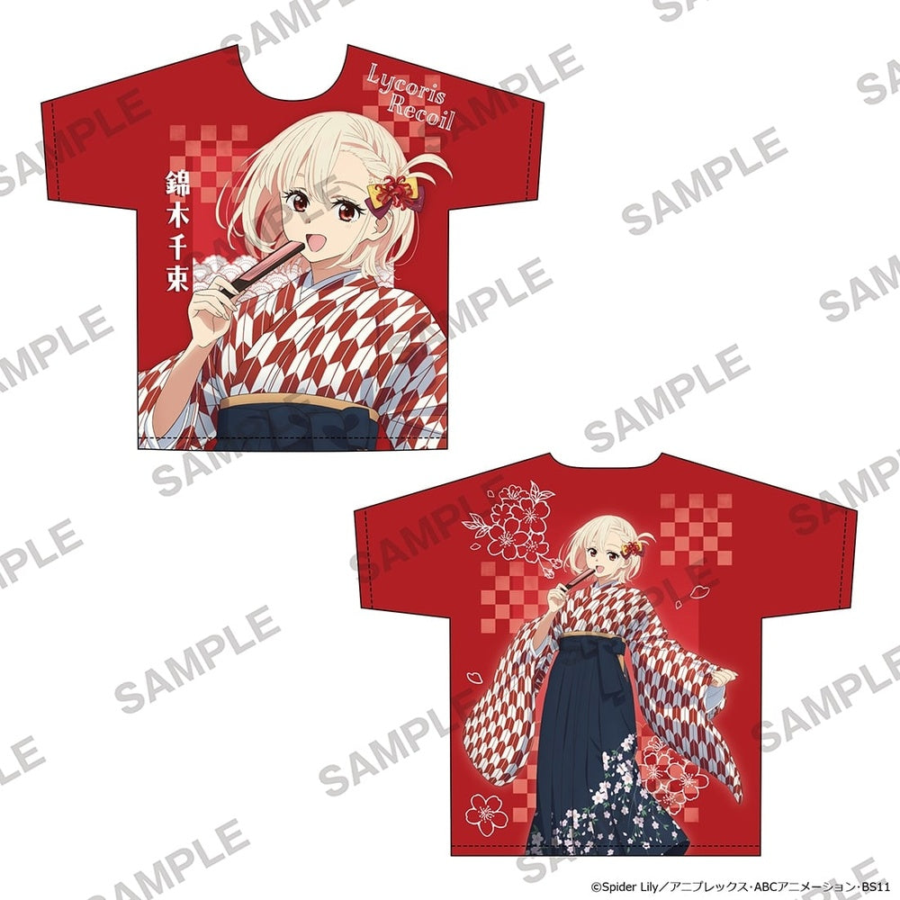 TVアニメ「リコリス・リコイル」フルグラフィックTシャツ 和モダンVer. 錦木千束 - AniSmile