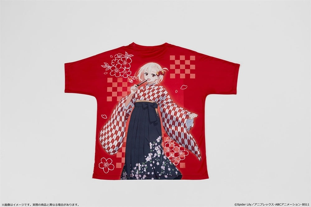TVアニメ「リコリス・リコイル」フルグラフィックTシャツ 和モダンVer. 錦木千束 Image 3 | AniSmile