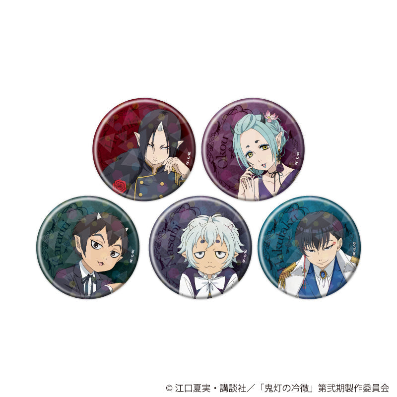 ホログラム缶バッジ(65mm)「TVアニメ『鬼灯の冷徹』」04/玉座&スーツver. ブラインド(全5種)(描き下ろしイラスト) - AniSmile