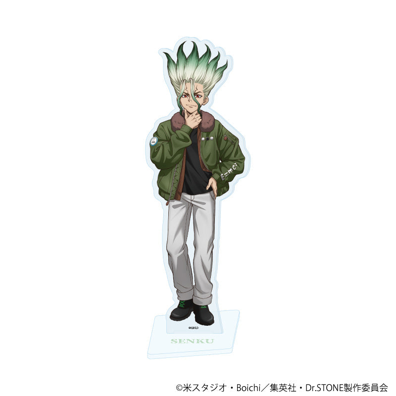 アクリルスタンド「Dr.STONE」70/石神千空 フライトジャケットver.(描き下ろしイラスト) - AniSmile
