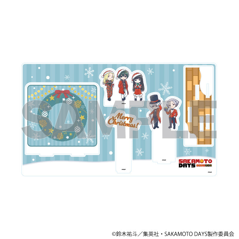 プレミアム アクリルジオラマプレート「SAKAMOTO DAYS」12/デザインB クリスマスver.(グラフアートイラスト) - AniSmile
