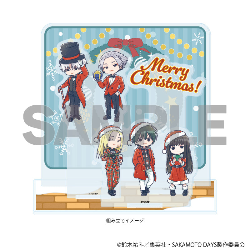 プレミアム アクリルジオラマプレート「SAKAMOTO DAYS」12/デザインB クリスマスver.(グラフアートイラスト) 画像 2 | AniSmile