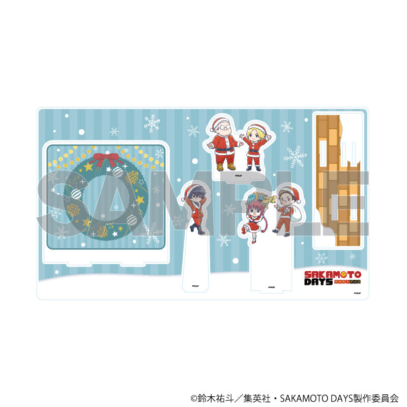 プレミアム アクリルジオラマプレート「SAKAMOTO DAYS」11/デザインA クリスマスver.(グラフアートイラスト) - AniSmile