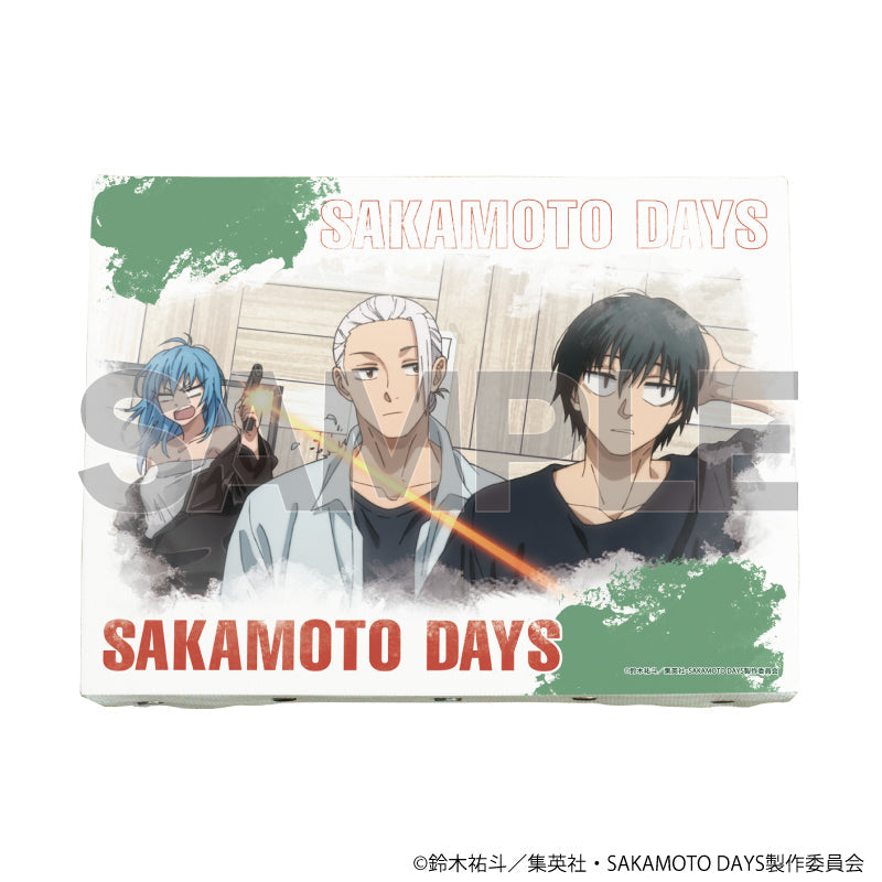 キャンバスボード「SAKAMOTO DAYS」10/坂本太郎&南雲&赤尾リオン(場面写イラスト) - AniSmile