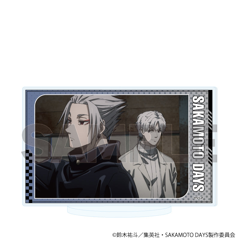 アクリルスタンド「SAKAMOTO DAYS」73/X(スラー)&楽(場面写イラスト) - AniSmile