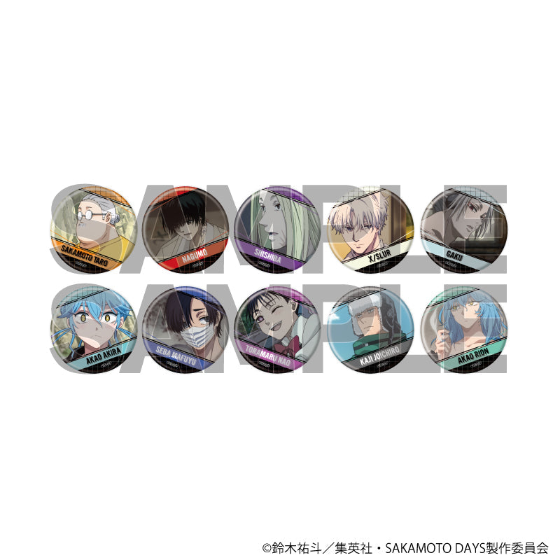缶バッジ「SAKAMOTO DAYS」25/ブラインド(全10種)(場面写イラスト) - AniSmile