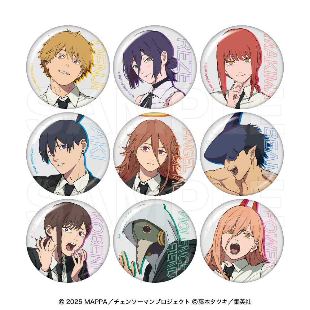 チェンソーマン レゼ篇 キャラバッジコレクション パック - official product image | AniSmile