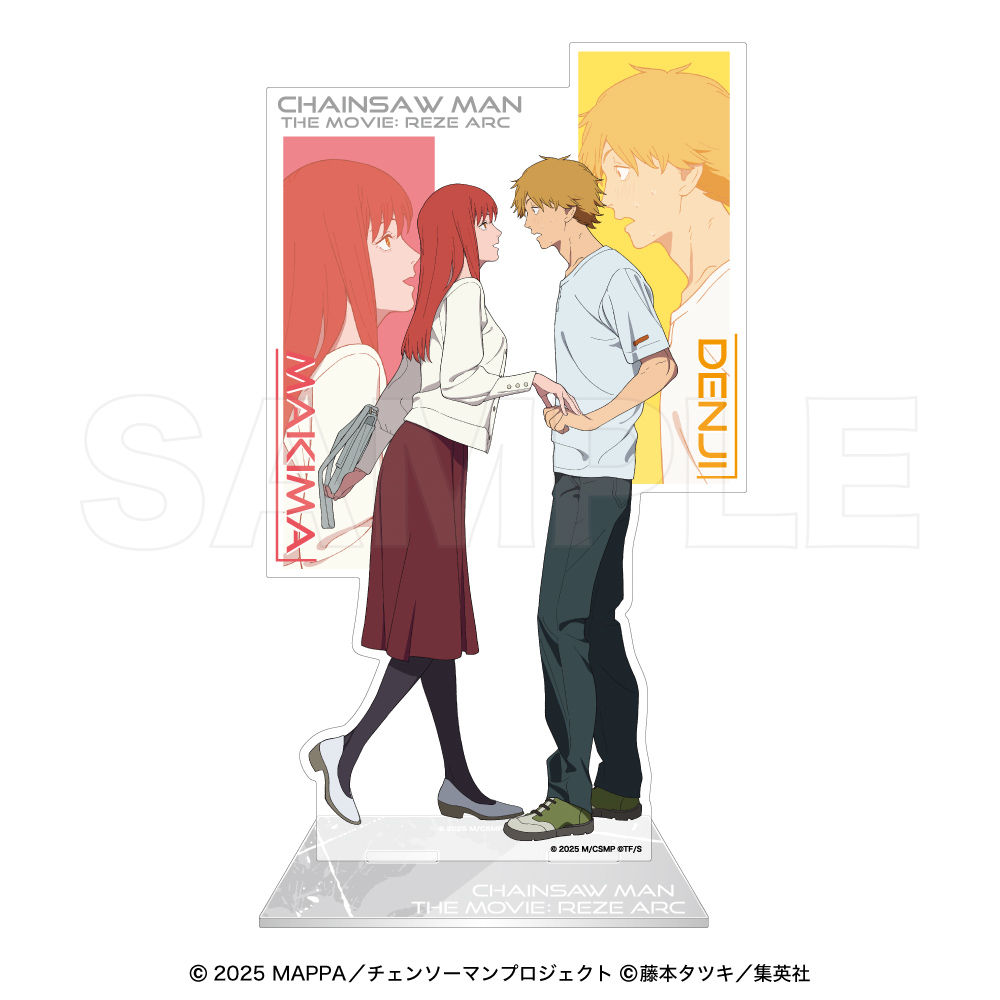 チェンソーマン レゼ篇 ペアアクリルスタンド デンジ&マキマ - official product image | AniSmile