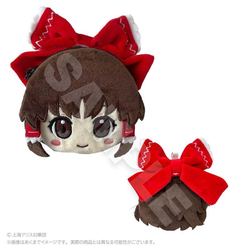 東方Project フェイスポーチ ちびっこver. 博麗 霊夢 - AniSmile