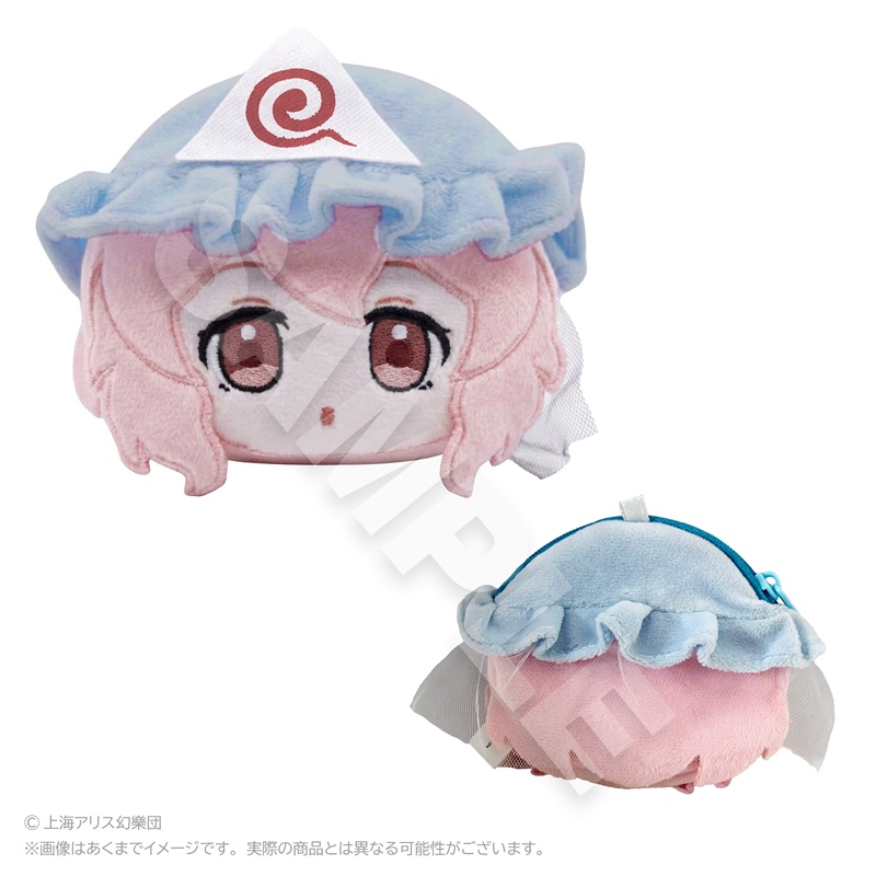 東方Project フェイスポーチ ちびっこver. 西行寺 幽々子 - AniSmile