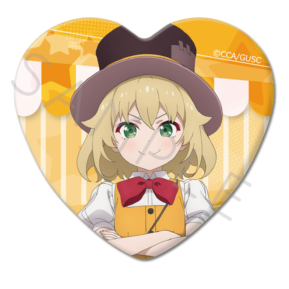 「グロウアップショウ ~ひまわりのサーカス団~」 ハート型缶バッジ I(麻利亜) Image 2 | AniSmile