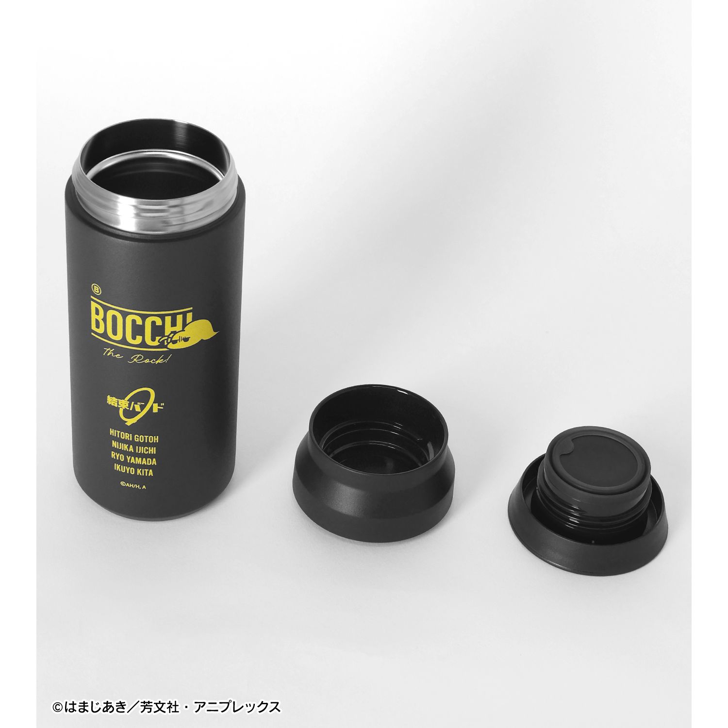 アニメ「ぼっち・ざ・ろっく!」 KINTOコラボ 結束バンド トラベルタンブラー 500ml ブラック Image 4 | AniSmile