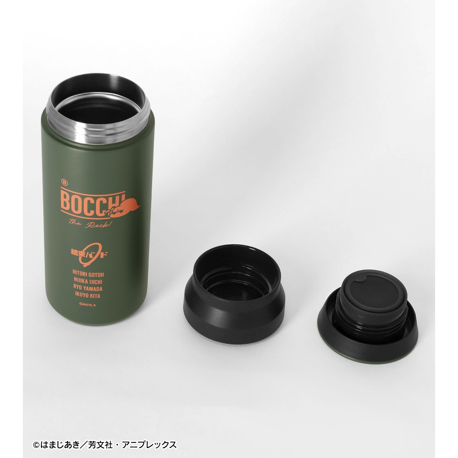 アニメ「ぼっち・ざ・ろっく!」 KINTOコラボ 結束バンド トラベルタンブラー 500ml アッシュグリーン(ダーク) 图片 4 | AniSmile