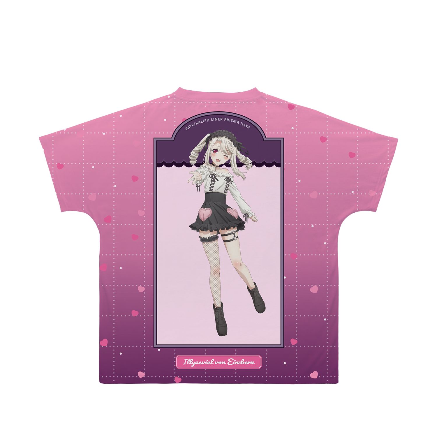 描き下ろしイラスト イリヤ BLACK kawaii style ver. フルグラフィックTシャツユニセックス(サイズ/XXS) 图片 3 | AniSmile
