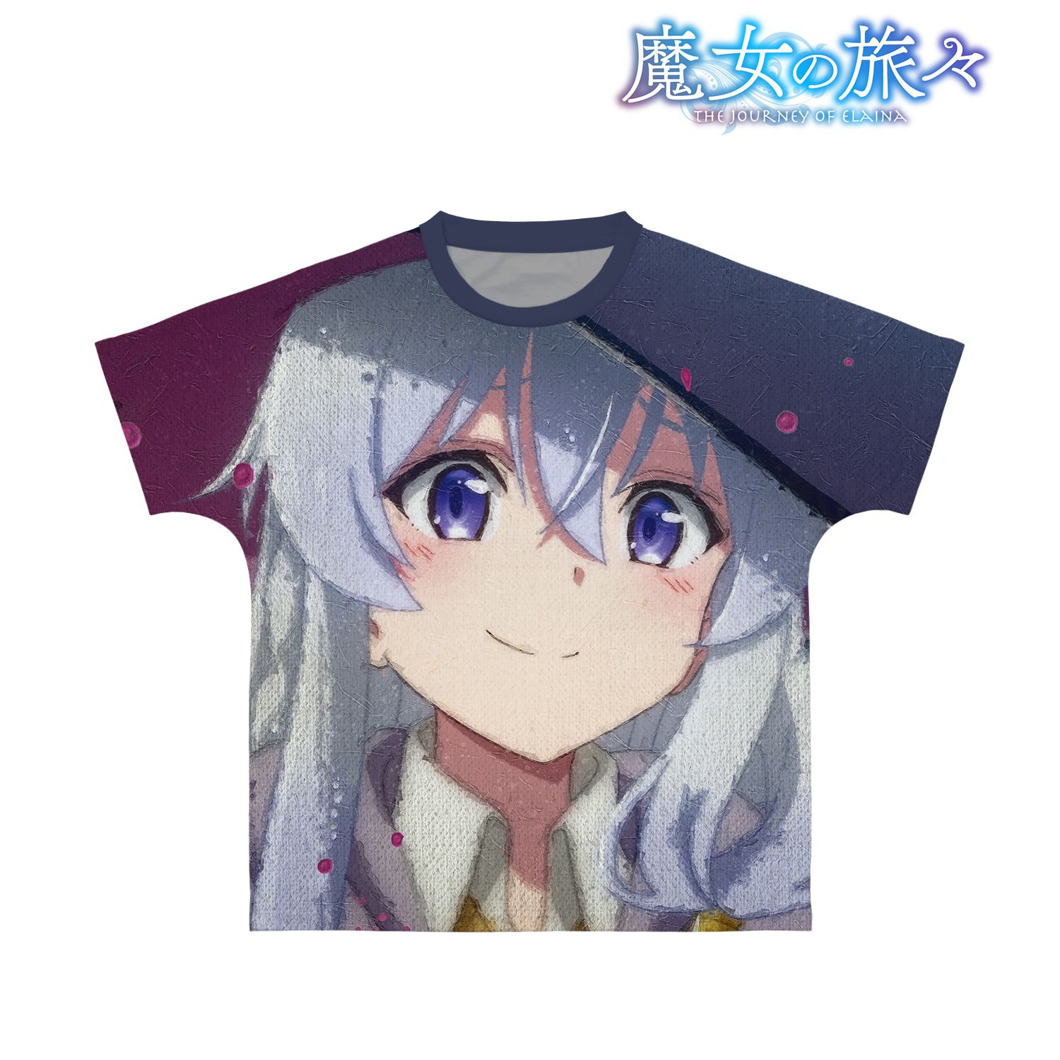 魔女の旅々 イレイナ grunge CANVAS フルグラフィックTシャツユニセックス(サイズ/XS) 图片 2 | AniSmile