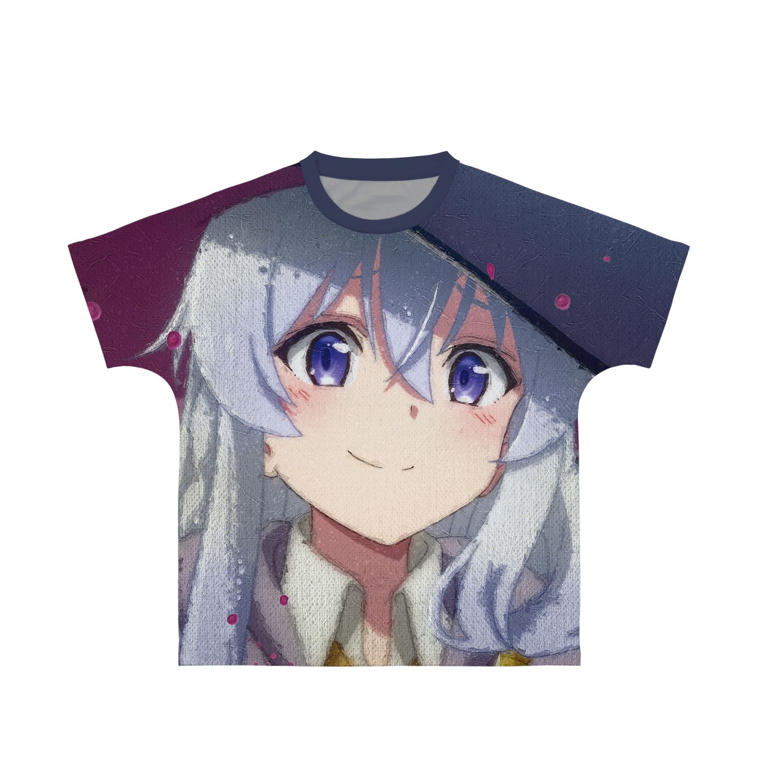 魔女の旅々 イレイナ grunge CANVAS フルグラフィックTシャツユニセックス(サイズ/S) - AniSmile