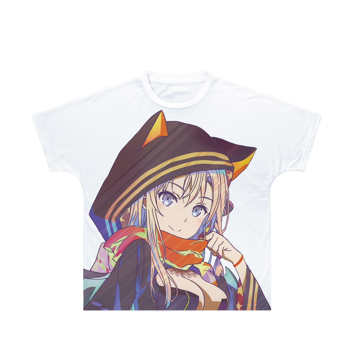 劇場版 ハイスクール・フリート 描き下ろし ヴィルヘルミーナ ハロウィンver. Ani-Art clear label 第2弾 フルグラフィックTシャツユニセックス(サイズ/M) - AniSmile