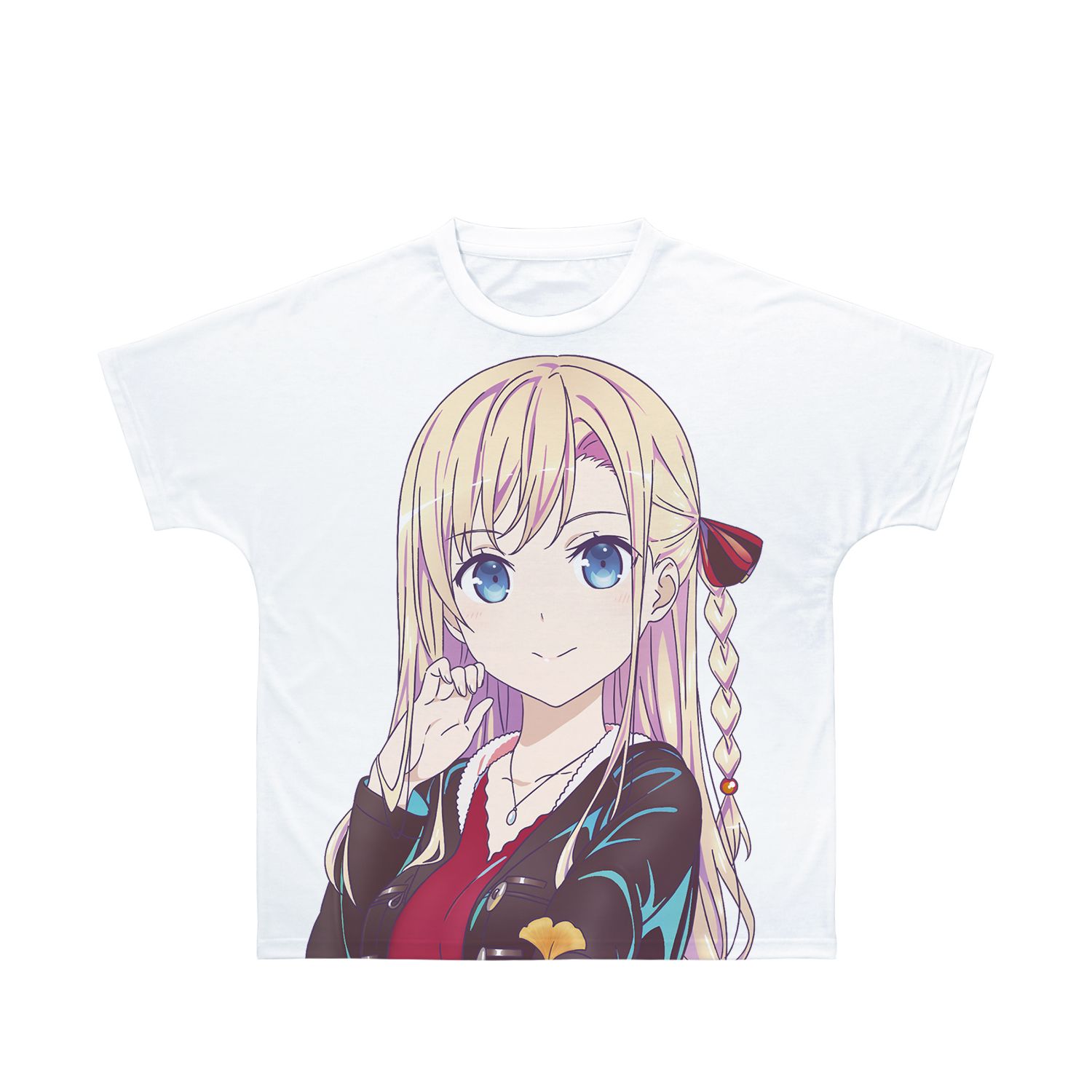 劇場版 ハイスクール・フリート 描き下ろし ヴィルヘルミーナ 紅葉狩りver. Ani-Art clear label 第2弾 フルグラフィックTシャツユニセックス(サイズ/XS) - AniSmile