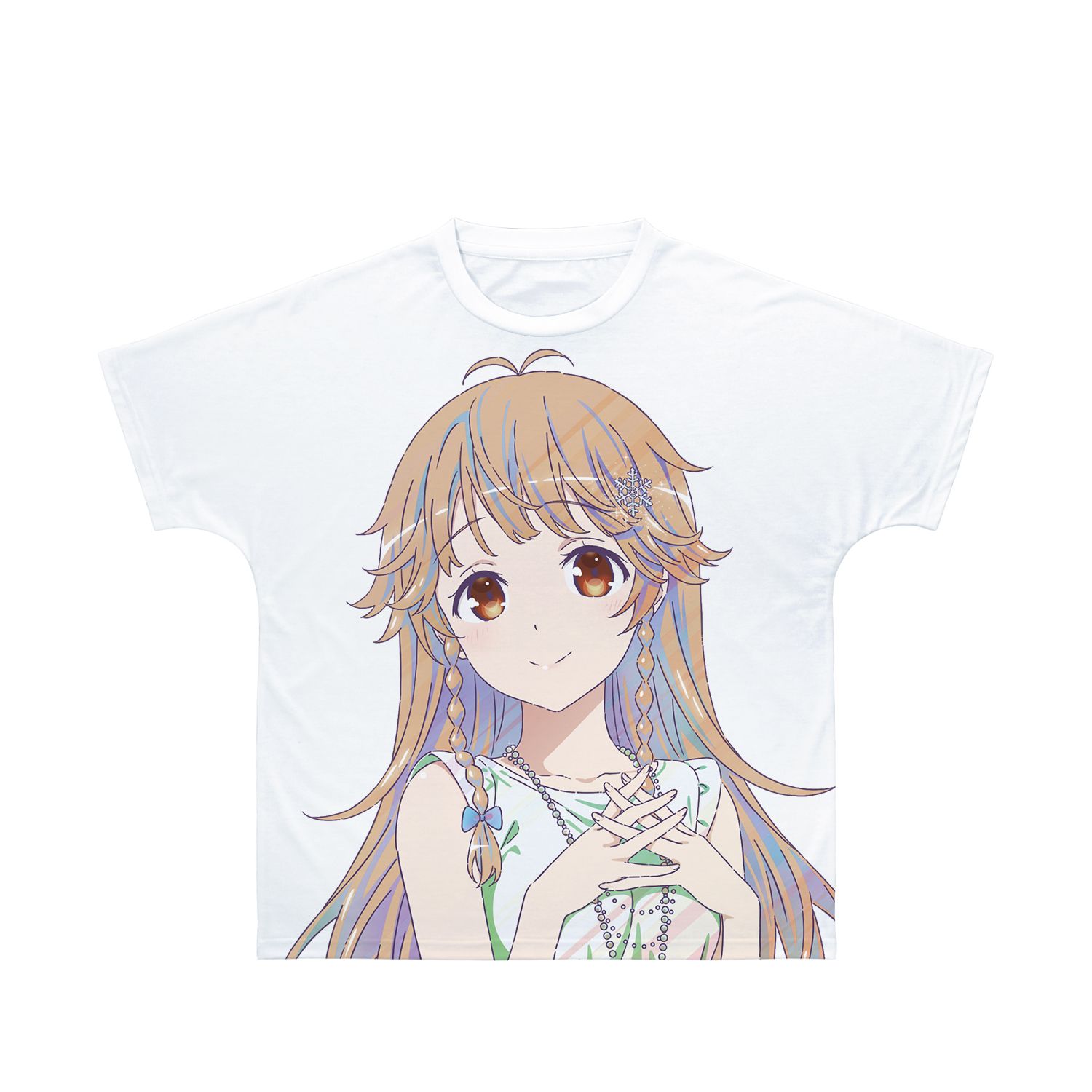 劇場版 ハイスクール・フリート 描き下ろし 納沙 幸子 パーティードレスver. Ani-Art clear label 第2弾 フルグラフィックTシャツユニセックス(サイズ/XL) - AniSmile