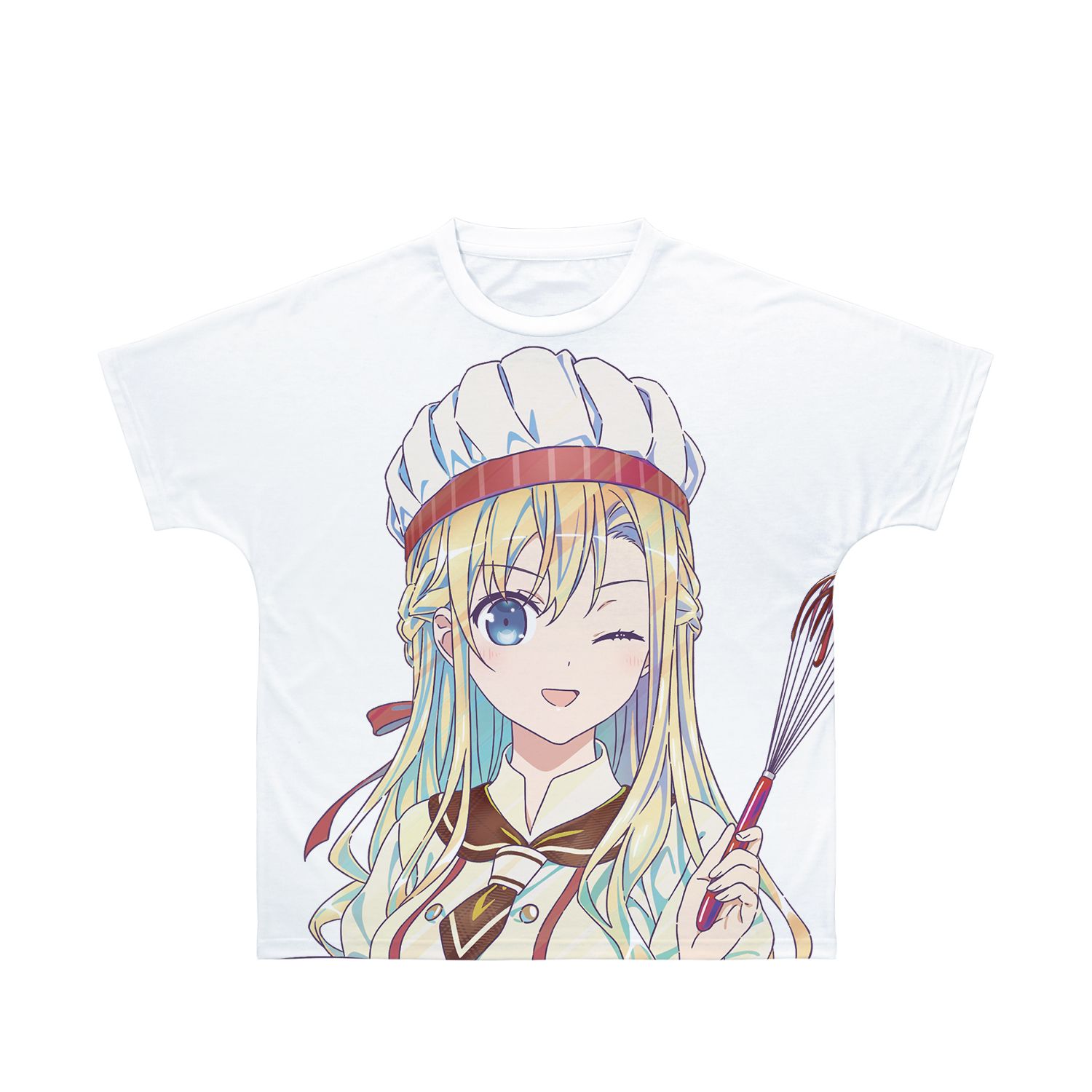 劇場版 ハイスクール・フリート 描き下ろし ヴィルヘルミーナバレンタインver. Ani-Art clear label 第2弾 フルグラフィックTシャツユニセックス(サイズ/XXXL) - AniSmile