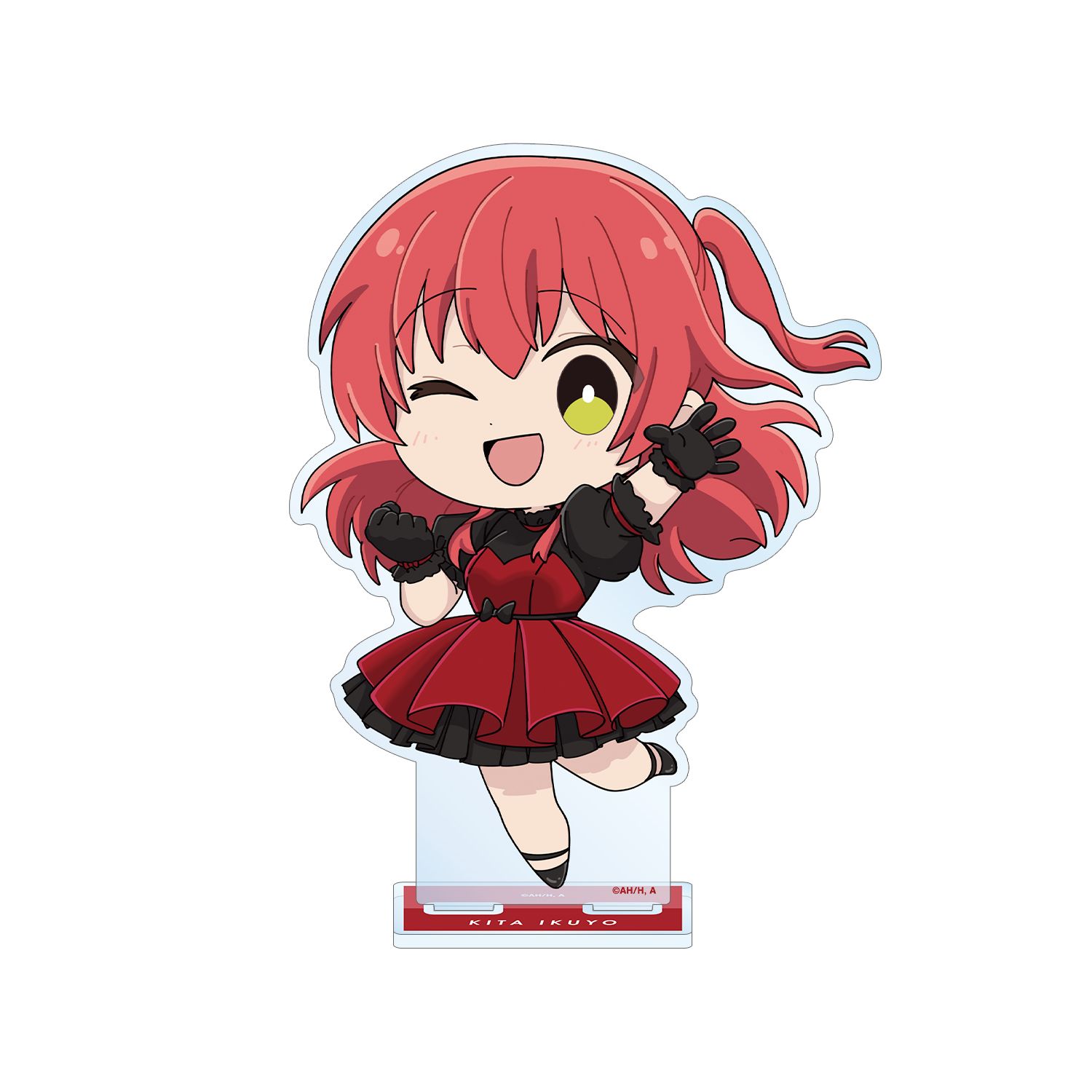 アニメ「ぼっち・ざ・ろっく!」 喜多郁代 ちびキャラ 赤いドレスver. BIGアクリルスタンド - AniSmile
