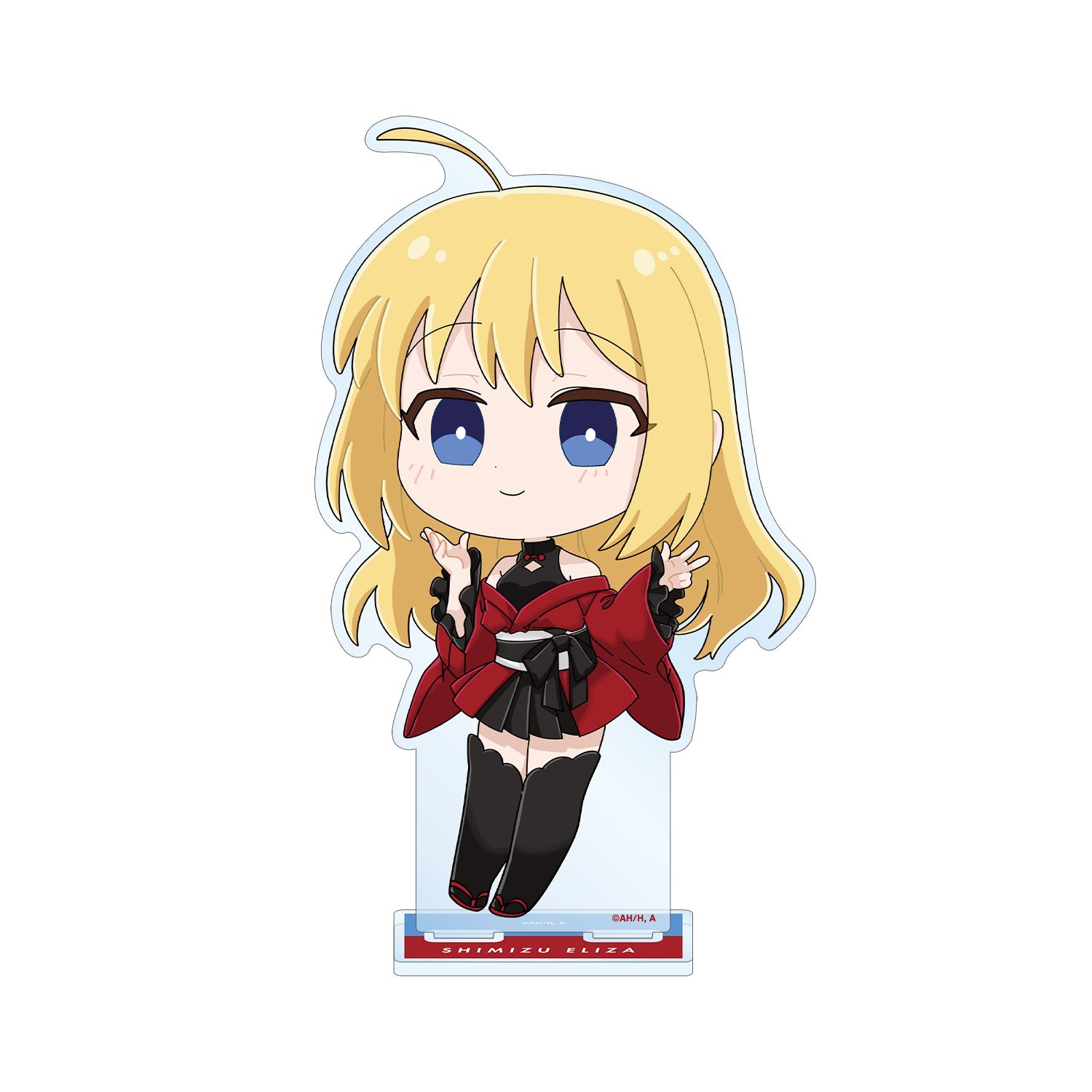アニメ「ぼっち・ざ・ろっく!」 清水イライザ ちびキャラ 赤いドレスver. BIGアクリルスタンド - AniSmile