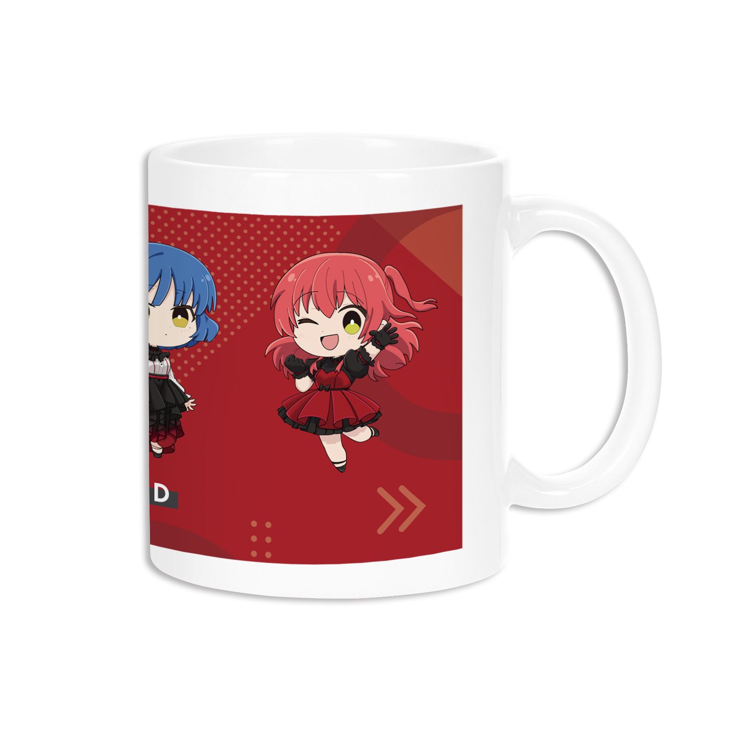 アニメ「ぼっち・ざ・ろっく!」 結束バンド ちびキャラ 赤いドレスver. マグカップ - AniSmile