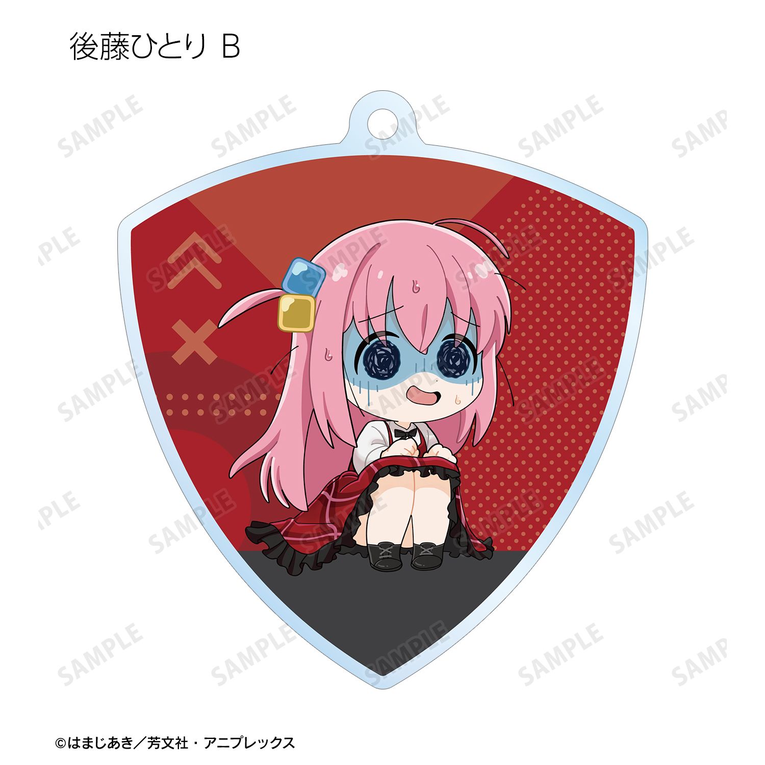 アニメ「ぼっち・ざ・ろっく!」 トレーディング ちびキャラ 赤いドレスver. アクリルキーホルダー(単位/単品) Image 4 | AniSmile