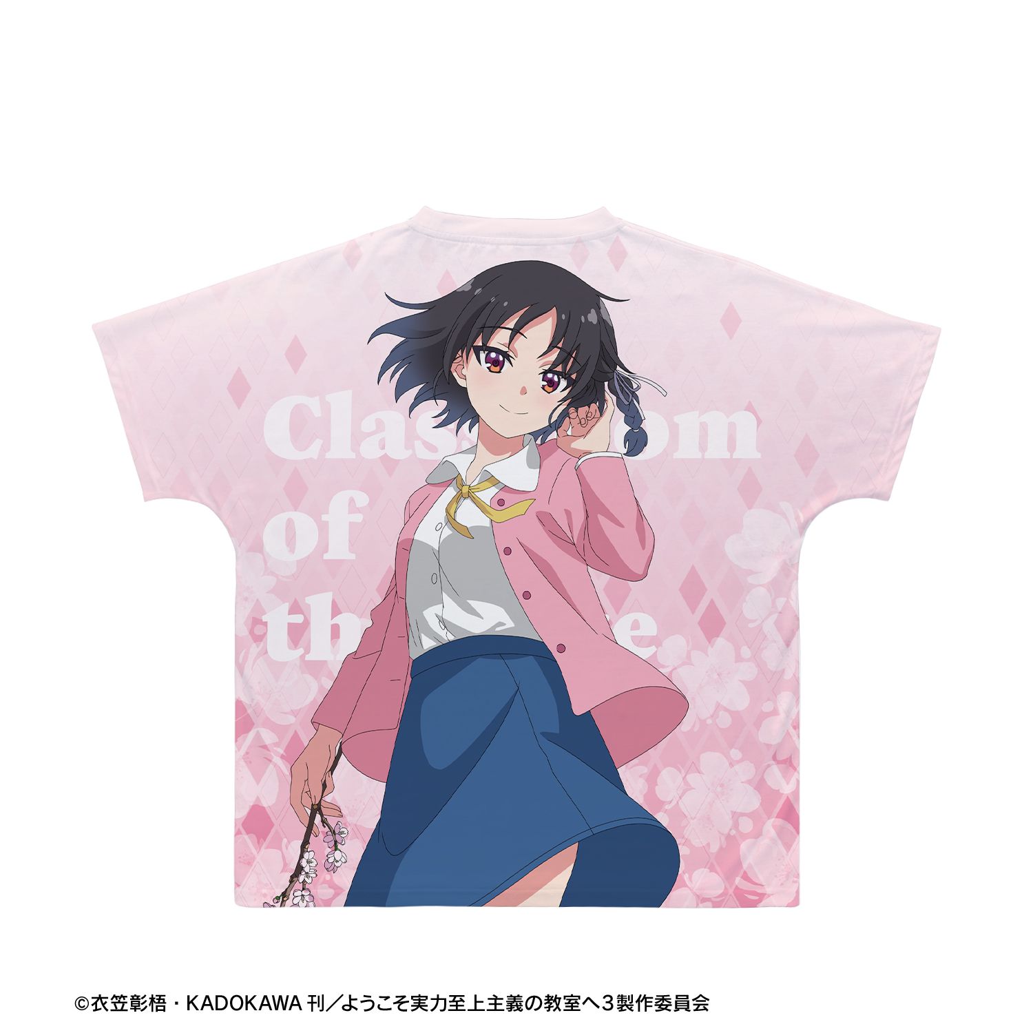 TVアニメ「ようこそ実力至上主義の教室へ」 堀北鈴音 フルグラフィックTシャツ ver.Bユニセックス(サイズ/XS) Image 3 | AniSmile
