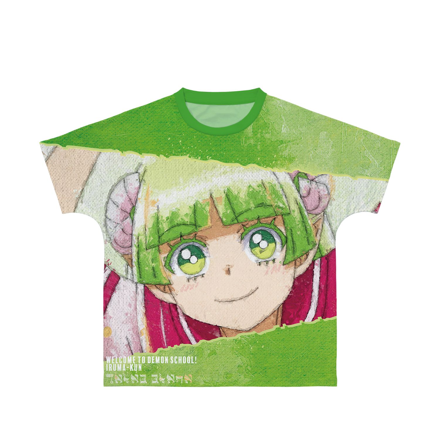 魔入りました!入間くん ウァラク・クララ grunge CANVAS フルグラフィックTシャツユニセックス(サイズ/XS) - official product image | AniSmile