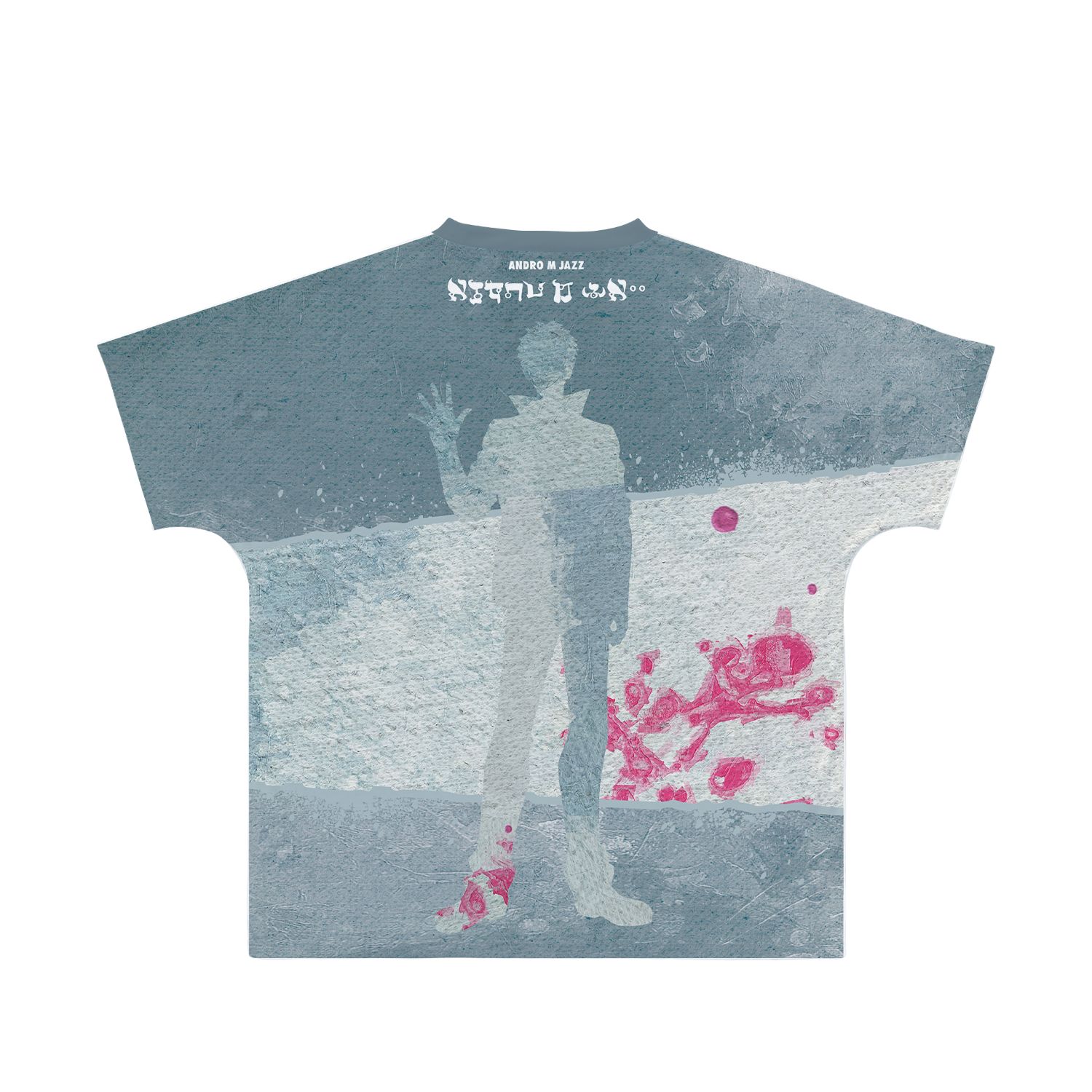 魔入りました!入間くん アンドロ・M・ジャズ grunge CANVAS フルグラフィックTシャツユニセックス(サイズ/L) Image 3 | AniSmile