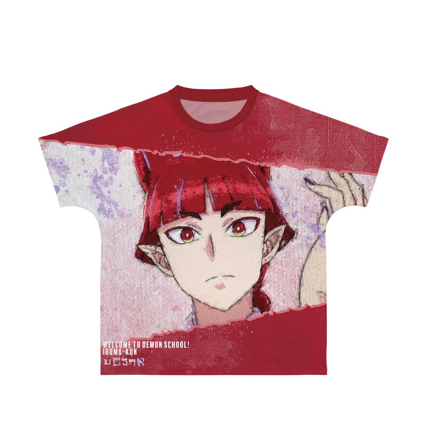 魔入りました!入間くん オペラ grunge CANVAS フルグラフィックTシャツユニセックス(サイズ/L) - official product image | AniSmile