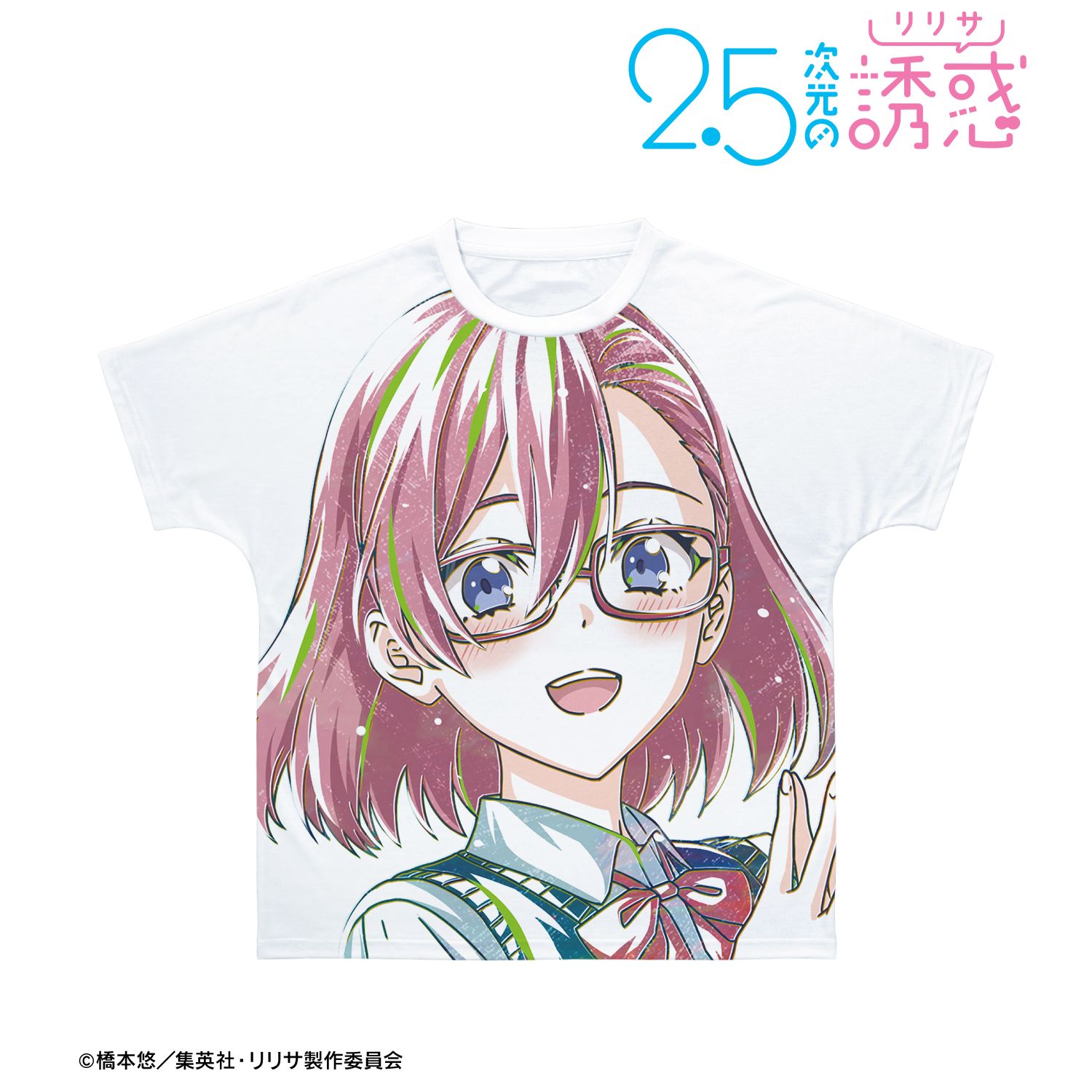 TVアニメ『2.5次元の誘惑』 天乃リリサ Ani-Art フルグラフィックTシャツユニセックス(サイズ/XXS) Image 3 | AniSmile