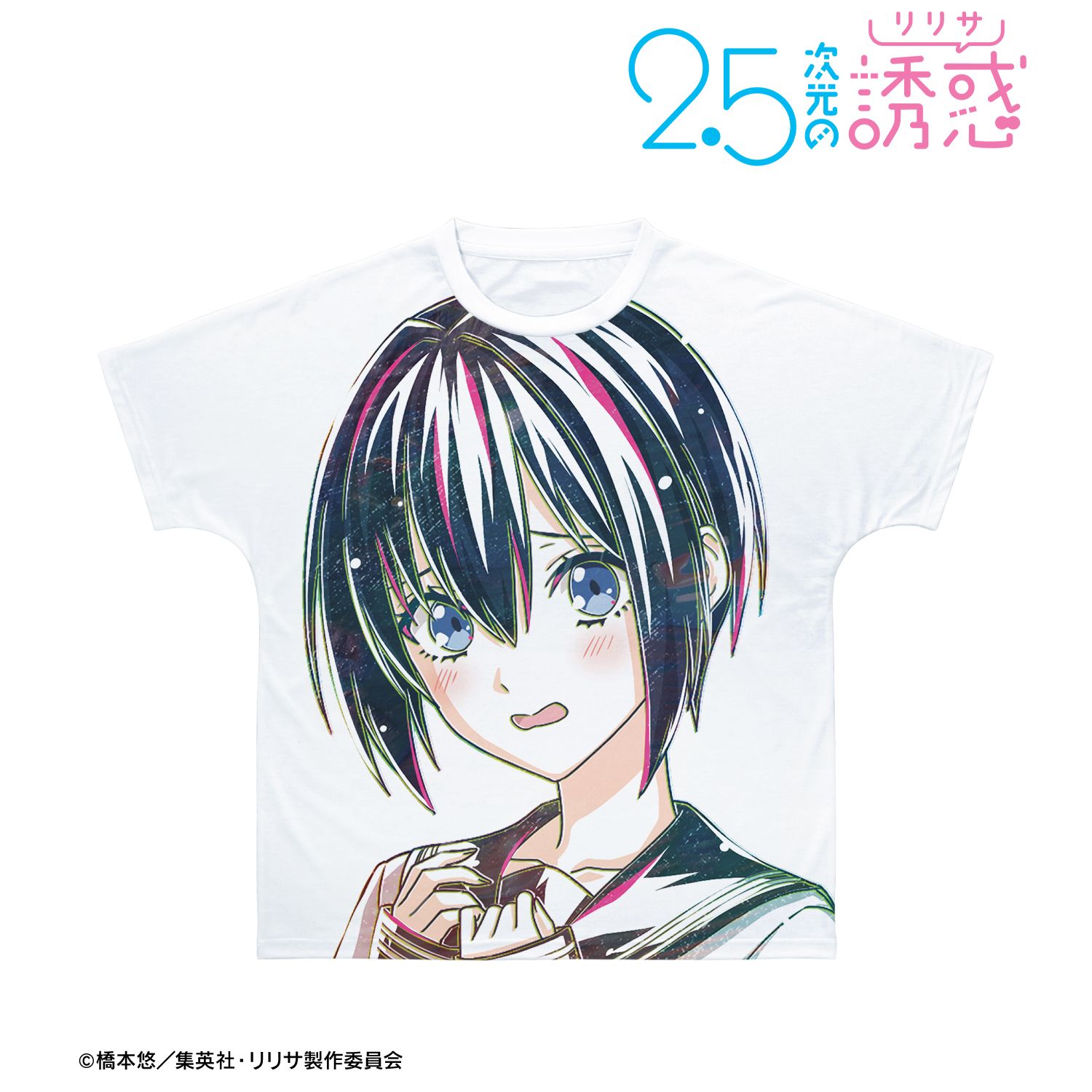 TVアニメ『2.5次元の誘惑』 ノノア Ani-Art フルグラフィックTシャツユニセックス(サイズ/XL) Image 3 | AniSmile