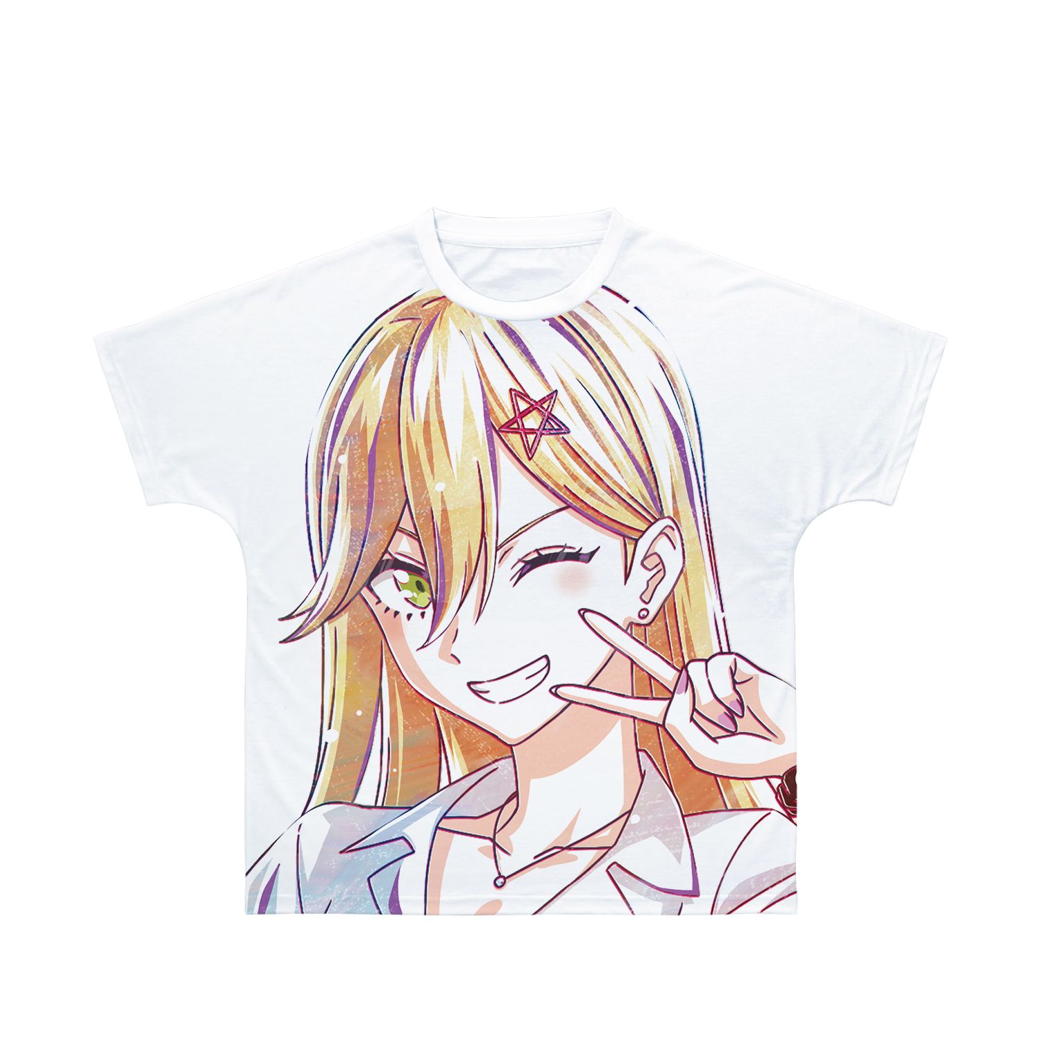 TVアニメ『2.5次元の誘惑』 喜咲アリア Ani-Art フルグラフィックTシャツユニセックス(サイズ/S) Image 2 | AniSmile
