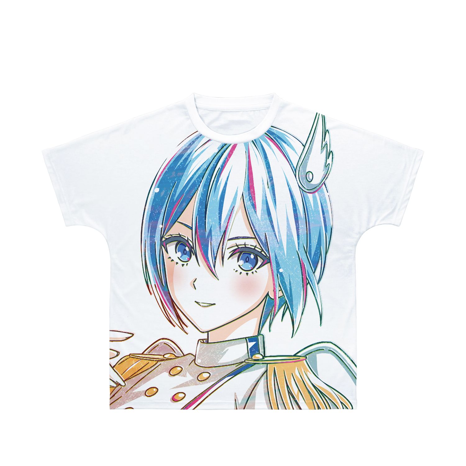 TVアニメ『2.5次元の誘惑』 ノキエル 天使空挺隊 Ani-Art フルグラフィックTシャツユニセックス(サイズ/L) Image 2 | AniSmile