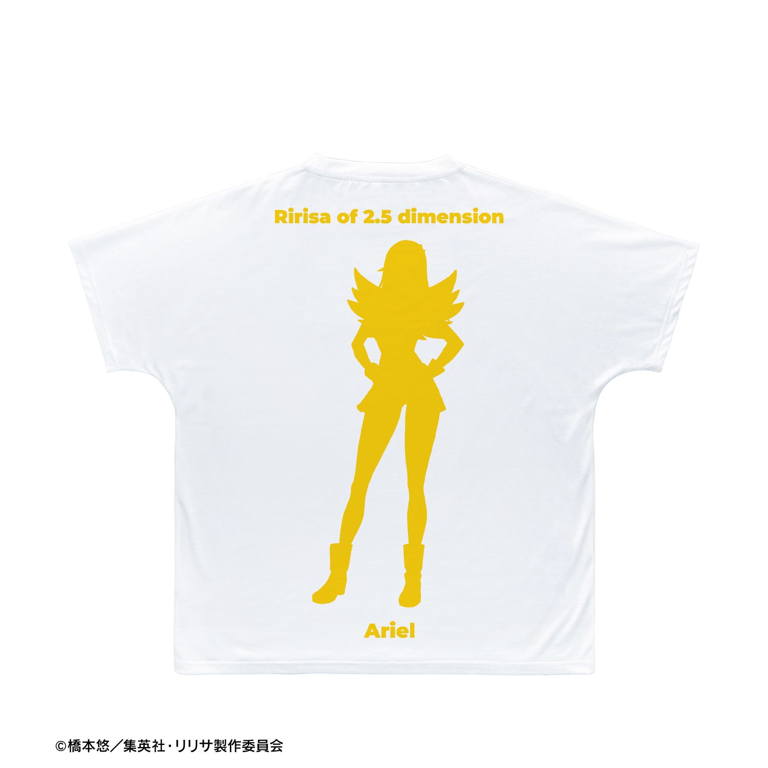 TVアニメ『2.5次元の誘惑』 アリエル 天使空挺隊 Ani-Art フルグラフィックTシャツユニセックス(サイズ/XS) Image 2 | AniSmile