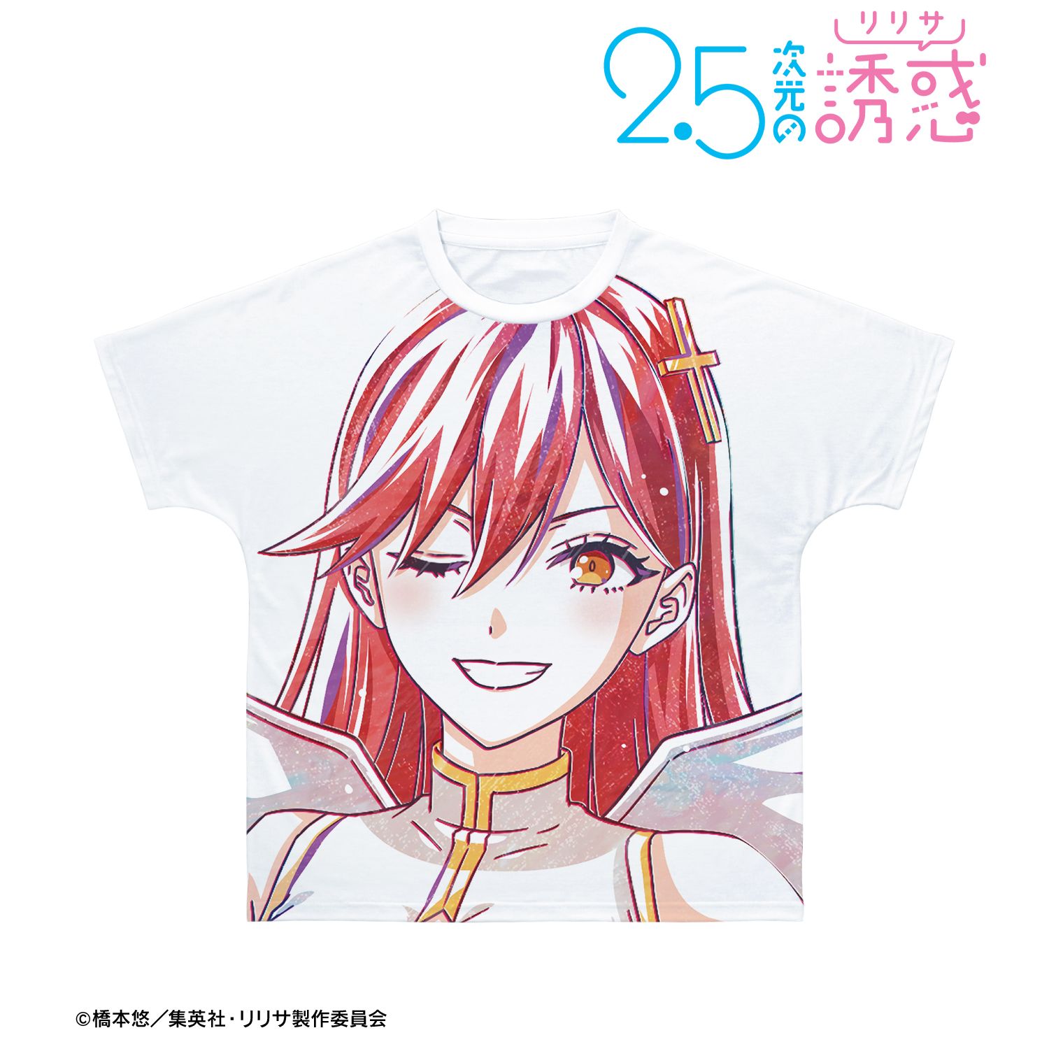 TVアニメ『2.5次元の誘惑』 アリエル 天使空挺隊 Ani-Art フルグラフィックTシャツユニセックス(サイズ/L) Image 3 | AniSmile