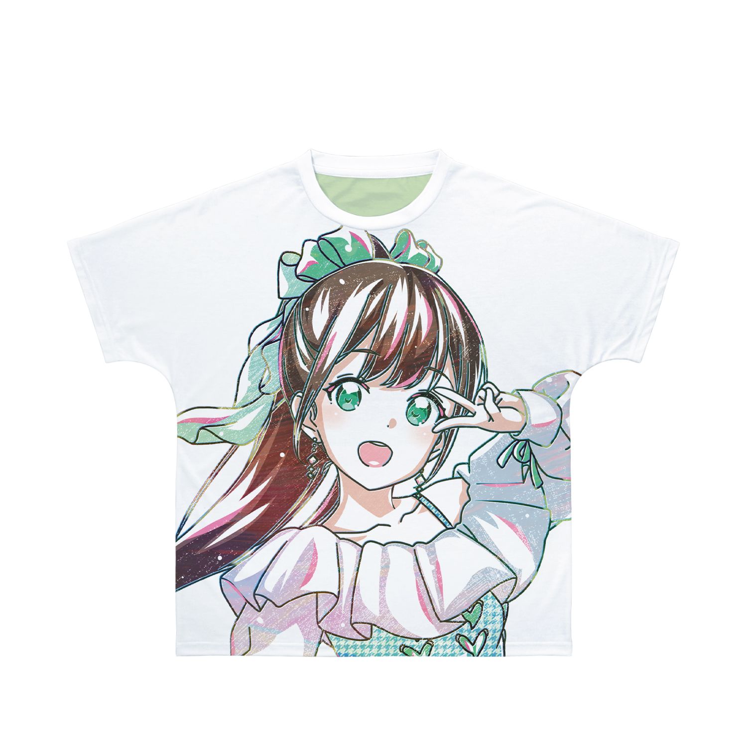 i☆Ris the Movie - Full Energy!! - 山北早紀 Ani-Art フルグラフィックTシャツユニセックス(サイズ/L) - AniSmile
