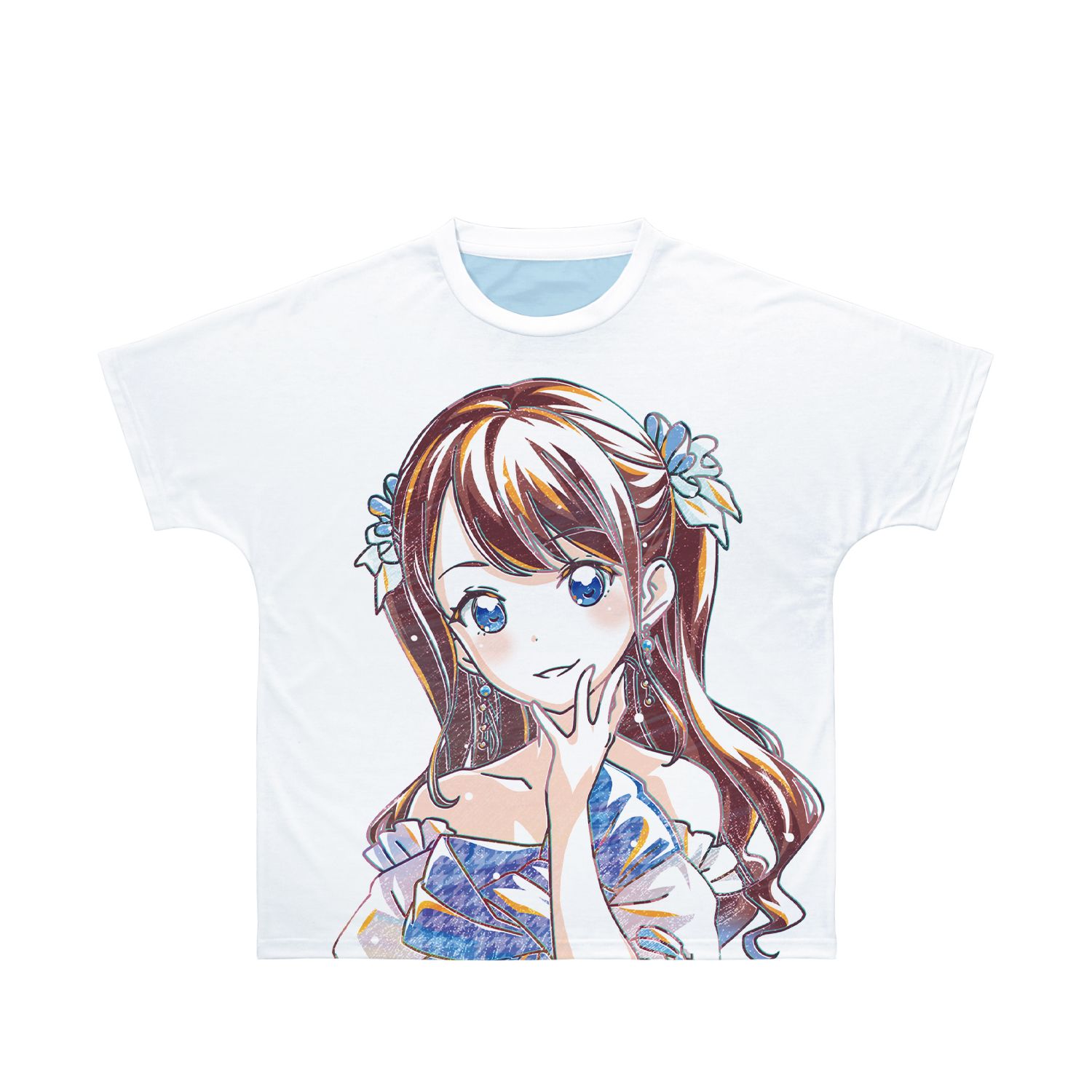 i☆Ris the Movie - Full Energy!! - 芹澤 優 Ani-Art フルグラフィックTシャツユニセックス(サイズ/XXXL) - AniSmile