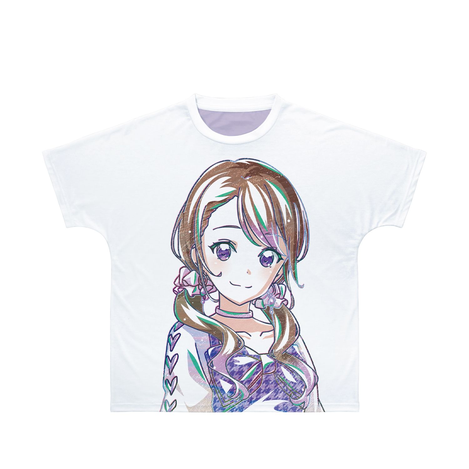 i☆Ris the Movie - Full Energy!! - 茜屋日海夏 Ani-Art フルグラフィックTシャツユニセックス(サイズ/XXS) - AniSmile